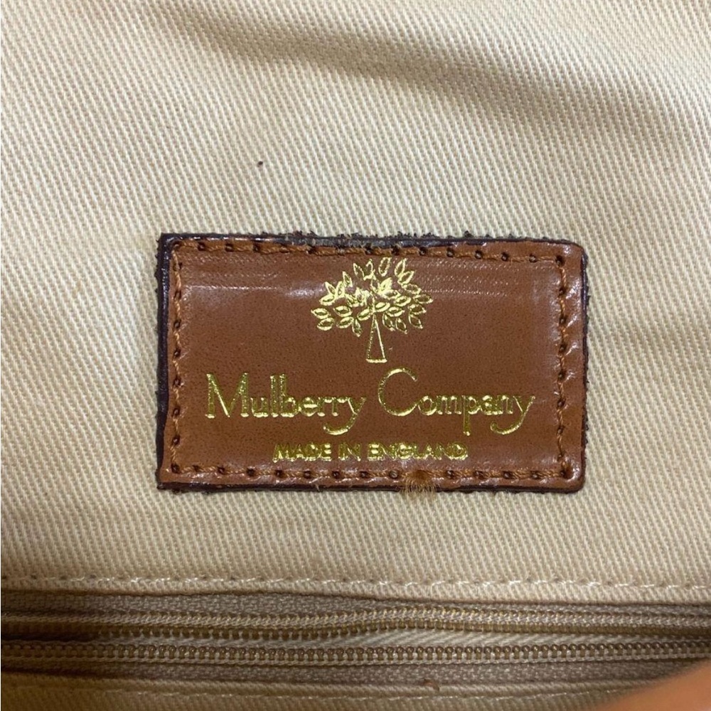 RARE Mulberry Vintage Authentic Beige and Brown Crossbody Bag - Picture 6 of 6